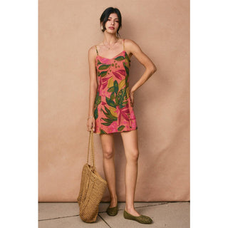 Just Like Paradise Paneled Mini Dress