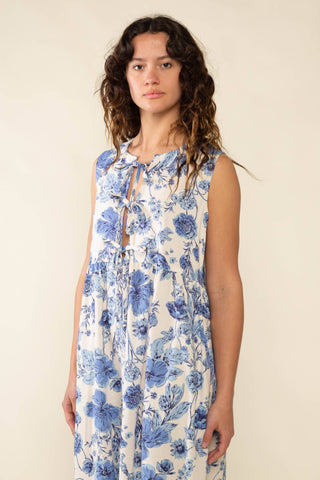 Sonoma Curvy Floral Tie Midi Dress