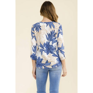Seren 3/4 Sleeve Zipper Detail