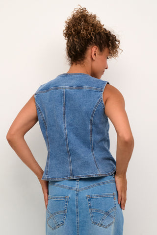 Fatima Denim Waistcoast