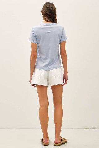 Cotton Jersey Crewneck T-Shirt