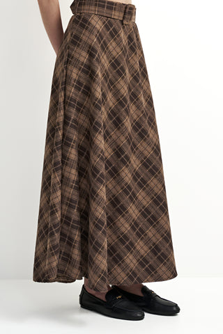 Ada Plaid Flannel Skirt
