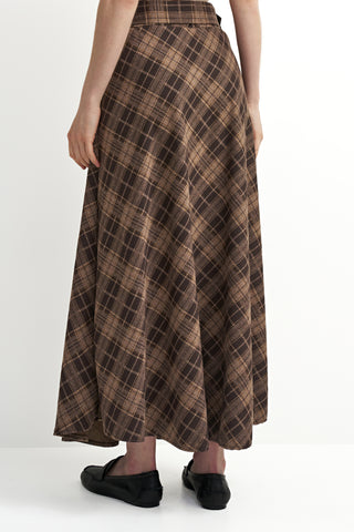 Ada Plaid Flannel Skirt