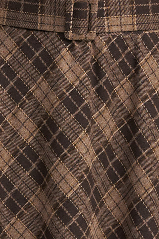 Ada Plaid Flannel Skirt