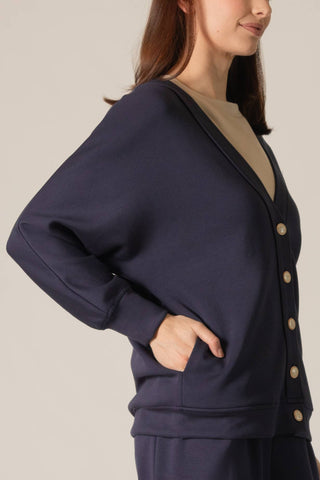 "Butter Modal" Pearl Button Cardigan