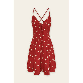 Show Out Cross Back Mini Dress