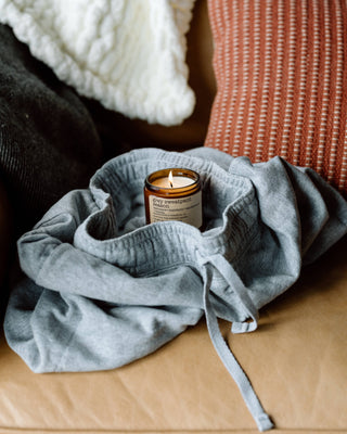 Grey Sweatpant Season Soy Wax Candle