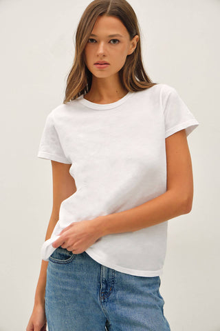Cotton Slub Crew Tee