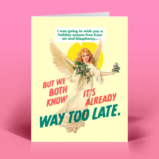 Way Too Late Holiday Card