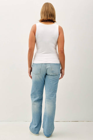 Plus Basic Full Length V-Neck Tank