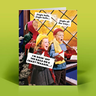Crazy Train Holiday Card