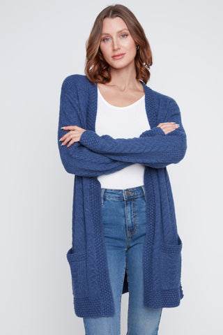 Mid-Length Wrap Cardigan