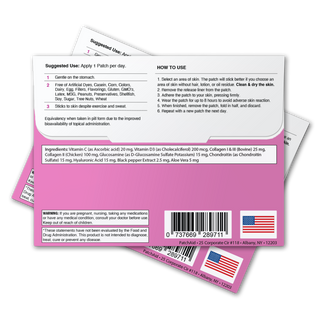 Collagen Plus Vitamin Patch - Skin, Joint & Bone Health