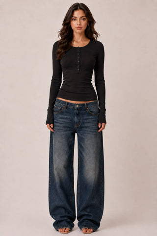 Long Sleeve Henley Layering