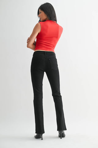 Regular Hem Bootcut Jeans