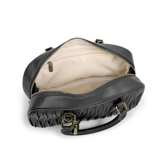 Paris - Recycled Vegan Top Handle Bag - Black