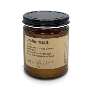 Bridesmaid Definition Soy Candle