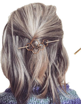 Honey Bee Hair Small Slide Pin