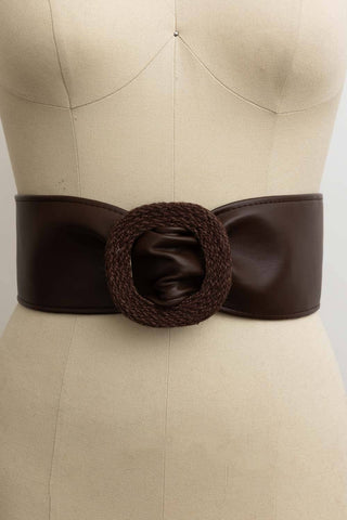 👗 Faux Leather Trackline Belt – Perfect Fit Every Time