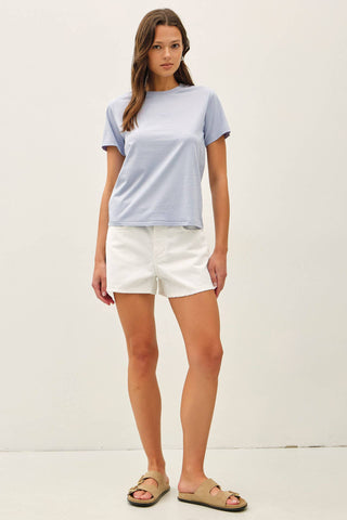 Cotton Jersey Crewneck T-Shirt