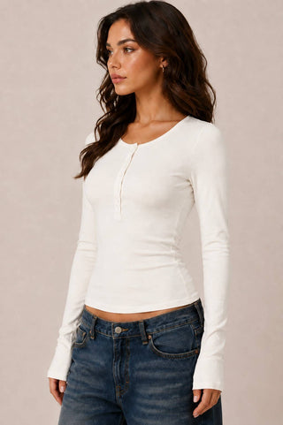 Long Sleeve Henley Layering