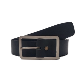 Lucille -Leather Belt with Rectangle Buckle