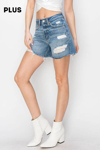 Curve High Rise Midi Shorts