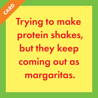 Protein Shakes Card