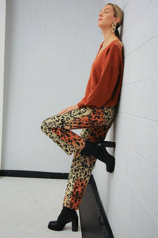 Leopard Printed Pants