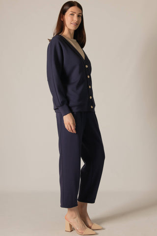 "Butter Modal" Pearl Button Cardigan