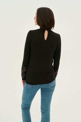 Gomme LS Lace Inserts Top