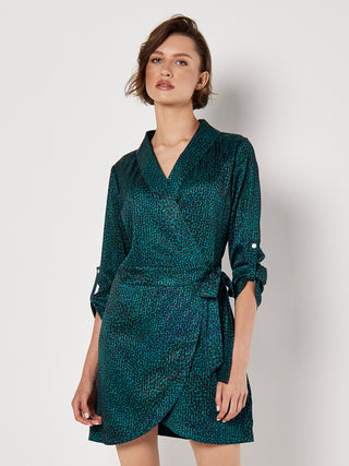 Sable Tie Wrap Dress