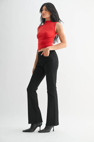 Regular Hem Bootcut Jeans