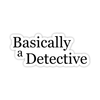 Detective Waterproof Sticker