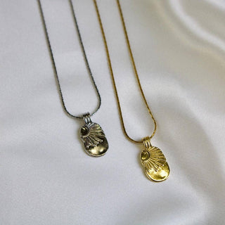 Soleil // Sun Pendant Necklace
