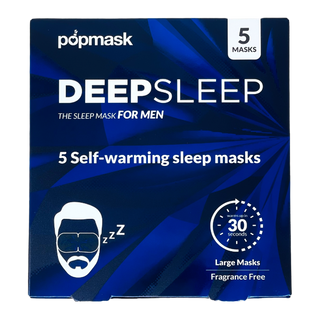 Deep Sleep Fragrance-free Self-warming Large Sleep Masks(x5)