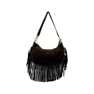 Lolo Suede Fringe Leather Bag