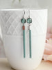 1. Erinite/Silver/Aqua Chain