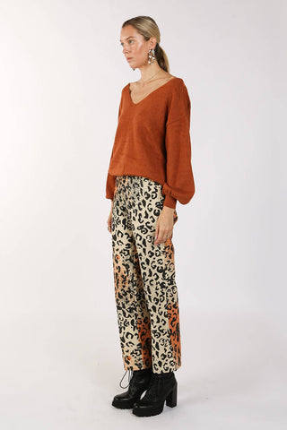 Leopard Printed Pants