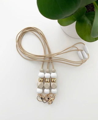 Wooden Beaded Lanyard