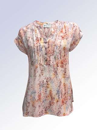 Watercolor Floral Blouse