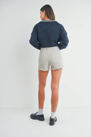 High Rise Utility Cargo Short