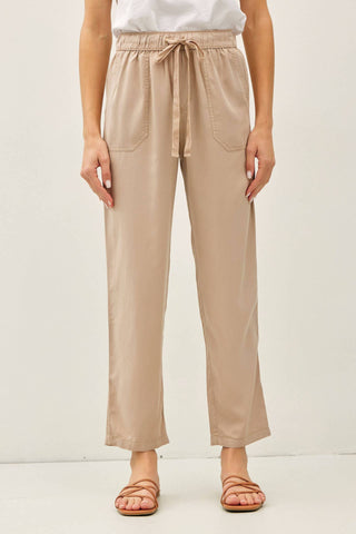 The Lara Tencel Ankle Crop Trouser