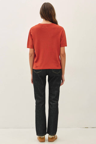 Cashmere Blend Short Slv Sweater