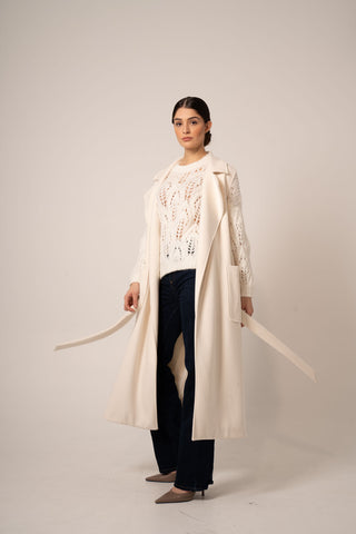 Chart Topper Long Vest Coat