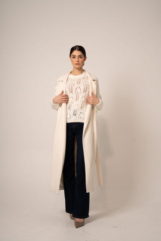 Chart Topper Long Vest Coat