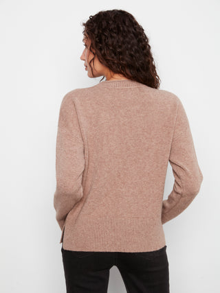 Hattie Crew Sweater With Pocket