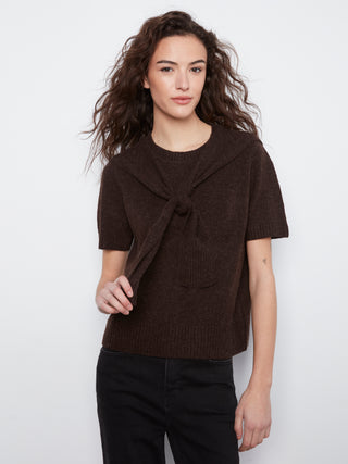 Mabel Faux French Tie Sweater