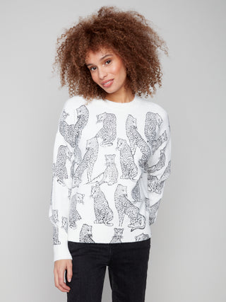 Cheetah Print Sweater