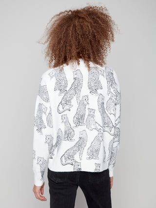 Cheetah Print Sweater